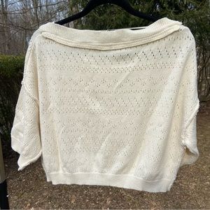 Free people short sleeve sweater